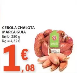 Oferta de Marca Guia - Cebola Chalota por 1,08€ em E.Leclerc