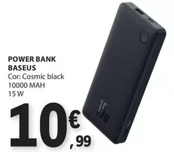 Oferta de Power Bank Baseus por 10,99€ em E.Leclerc