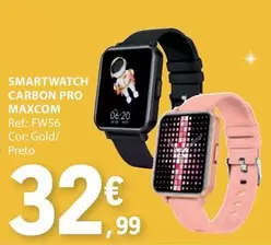 Oferta de Smartwatch Carbón Pro por 32,99€ em E.Leclerc