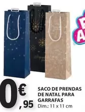 Oferta de A+ - Saco De Prendas De Natal Para Garrafas por 0,95€ em E.Leclerc