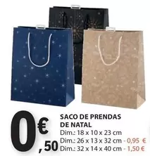 Oferta de Dim - Saco De Prendas De Natal por 0,5€ em E.Leclerc