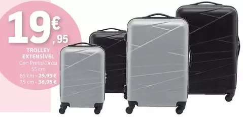 Oferta de Trolley Extensível por 19,95€ em E.Leclerc