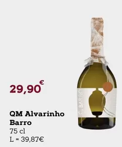 Oferta de Alvarinho   - Qm Alvarinho Barro por 29,9€ em E.Leclerc