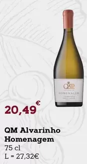 Oferta de Alvarinho   - Qm Alvaninho por 20,49€ em E.Leclerc