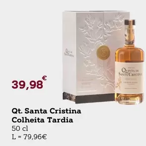 Oferta de Qt. Santa Cristina Colheita Tardia por 39,98€ em E.Leclerc