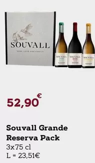 Oferta de Souvall Grande Reserva Pack por 52,9€ em E.Leclerc