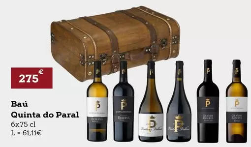 Oferta de Baú Quinta Do Paral por 275€ em E.Leclerc