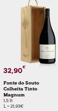 Oferta de Magnum - Fonte Do Souto Colheita Tinto por 32,9€ em E.Leclerc