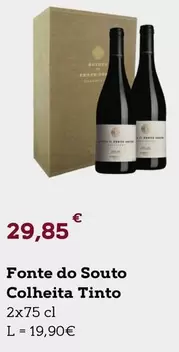 Oferta de Fonte Do Souto Colheita Tinto por 29,85€ em E.Leclerc