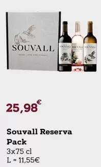 Oferta de Souvall Reserva Pack por 25,98€ em E.Leclerc