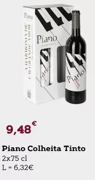 Oferta de A+ - Piano Colheita Tinto por 9,48€ em E.Leclerc