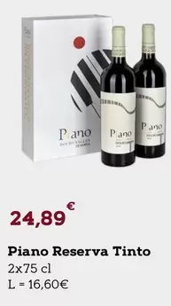 Oferta de Piano Reserva Tinto por 24,89€ em E.Leclerc