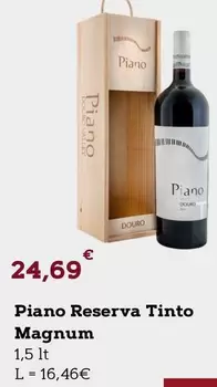 Oferta de Magnum - Piano Reserva Tinto por 24,69€ em E.Leclerc