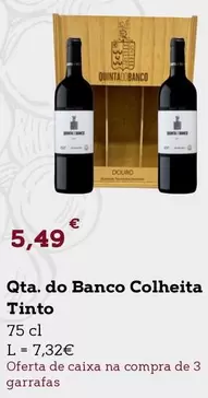 Oferta de Qta. Do Banco Tinto por 5,49€ em E.Leclerc