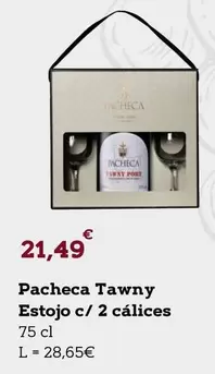 Oferta de Pacheca -  Estojo C/ 2 Calices por 21,49€ em E.Leclerc