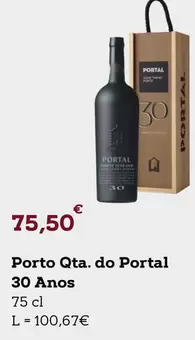 Oferta de Porta Qta. Do Portal 30 Anos por 75,5€ em E.Leclerc