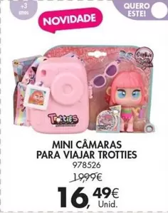 Oferta de Mini -  Cámaras Para Viajar Trotties por 16,49€ em Pingo Doce