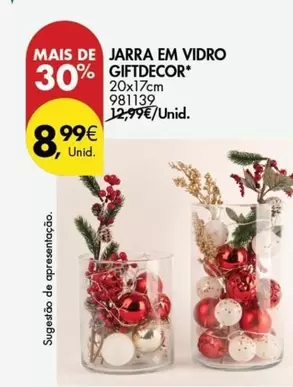 Oferta de Jarra Em Vidro por 8,99€ em Pingo Doce