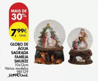 Oferta de Smukee - Globo De Água Água Sagrada Familia por 7,99€ em Pingo Doce