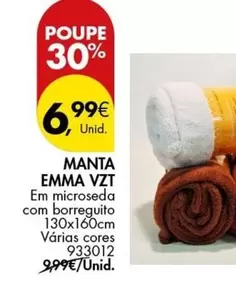 Oferta de .Com - Manta Emma Vzt por 6,99€ em Pingo Doce