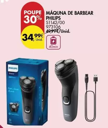 Oferta de Philips - Máquina De Barbear por 34,99€ em Pingo Doce