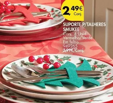 Oferta de Suporte P/talheres por 2,49€ em Pingo Doce