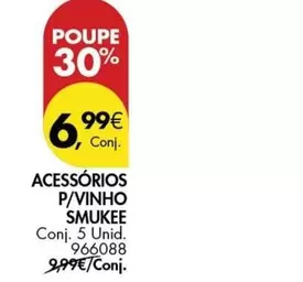 Oferta de Smukee - Acessórios P/vinho por 6,99€ em Pingo Doce