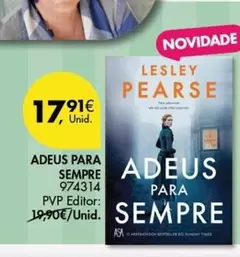 Oferta de Adeus Para Sempre por 17,91€ em Pingo Doce