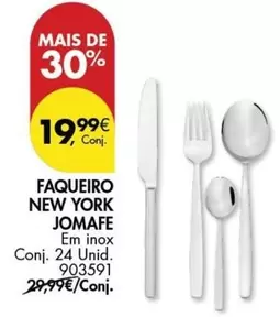 Oferta de Faqueiro New York por 19,99€ em Pingo Doce