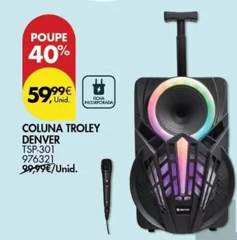 Oferta de Coluna Troley por 59,99€ em Pingo Doce