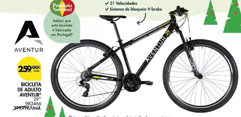 Oferta de A+ - Bicicleta De Adulto por 259€ em Pingo Doce