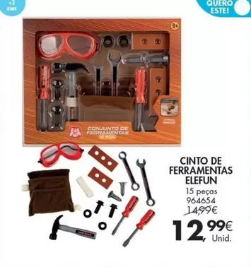 Oferta de Els - Cinto De Ferramentas Elefun por 12,99€ em Pingo Doce