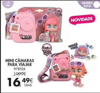 Oferta de Mini -  Camaras Para Viajar por 16,49€ em Pingo Doce