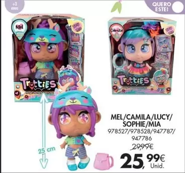 Oferta de Mel/camila/lucy/Sophie/mia por 25,99€ em Pingo Doce