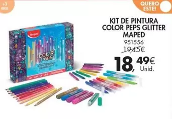 Oferta de Maped - Kit De Pintura Color Peps Glitter por 18,49€ em Pingo Doce