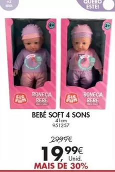 Oferta de Bebe Soft 4 Sons por 19,99€ em Pingo Doce