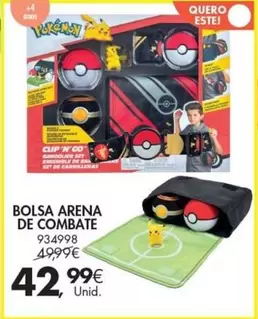 Oferta de Arena - Bolsa Arena De Combate por 42,99€ em Pingo Doce