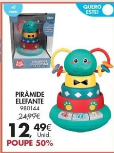 Oferta de Piramide Elefante por 12,49€ em Pingo Doce