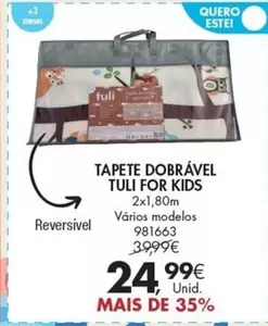 Oferta de Tapete Dobrável For Kids por 24,99€ em Pingo Doce