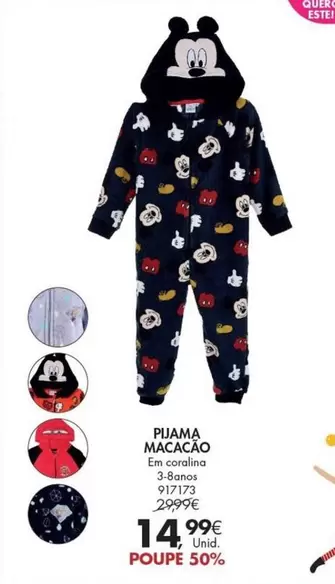 Oferta de Pijama Macacao por 14,99€ em Pingo Doce