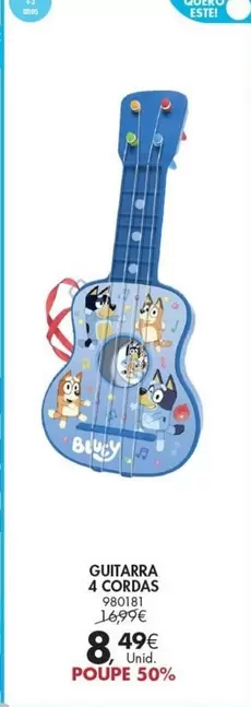 Oferta de Guitarra 4 Cordras por 8,49€ em Pingo Doce