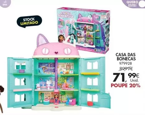 Oferta de Casa Das Bonecas por 71,99€ em Pingo Doce