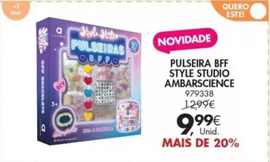 Oferta de A+ - Pulseiras Bff Style Studio por 9,99€ em Pingo Doce