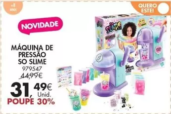 Oferta de Slime - Máquina De Pressão So por 31,49€ em Pingo Doce