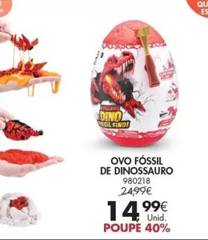 Oferta de Ovo Fóssil De Dinossauro por 14,99€ em Pingo Doce