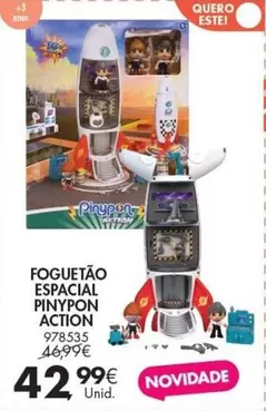 Oferta de Pinypon - Foguetão Especial  Action por 42,99€ em Pingo Doce