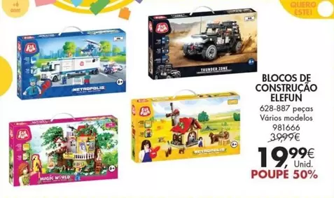 Oferta de Blocos De Construção por 19,99€ em Pingo Doce