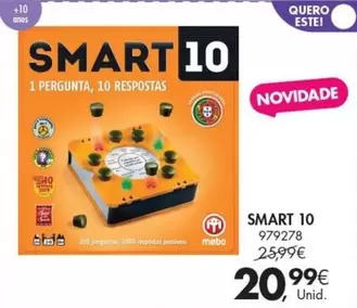 Oferta de Smart 10 por 20,99€ em Pingo Doce