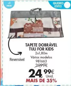 Oferta de Tapete Dobrável For Kids por 24,99€ em Pingo Doce