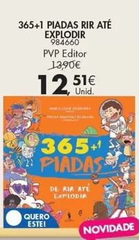 Oferta de 365+1 Piadas por 12,51€ em Pingo Doce